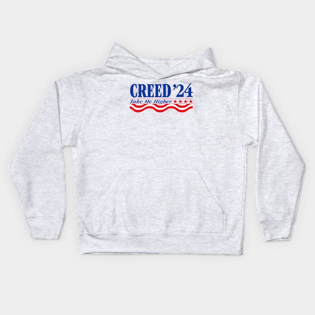 Creed 24 Funny Creed 2024 Kids Hoodie by AdoreedArtist